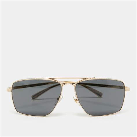 black and gold versace square sunglasses|Versace unisex sunglasses.